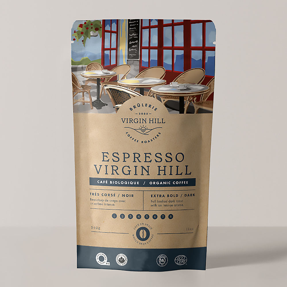 Bag of Organic Espresso Virgin Hill