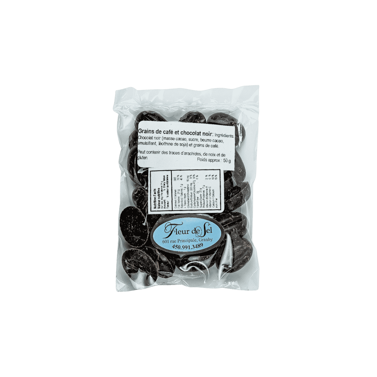 Chocolate Covered Coffee Beans - Fleur de Sel
