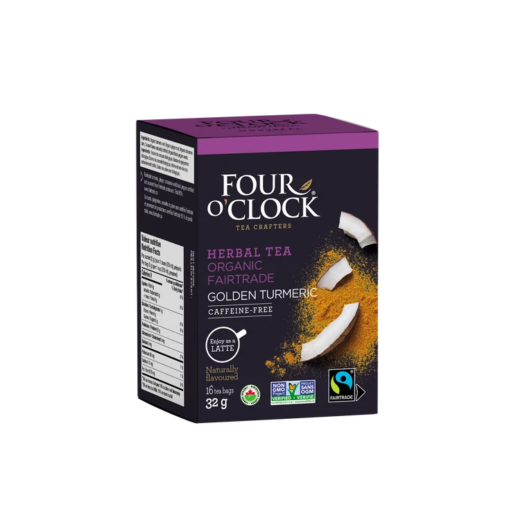 A box of turmeric tea