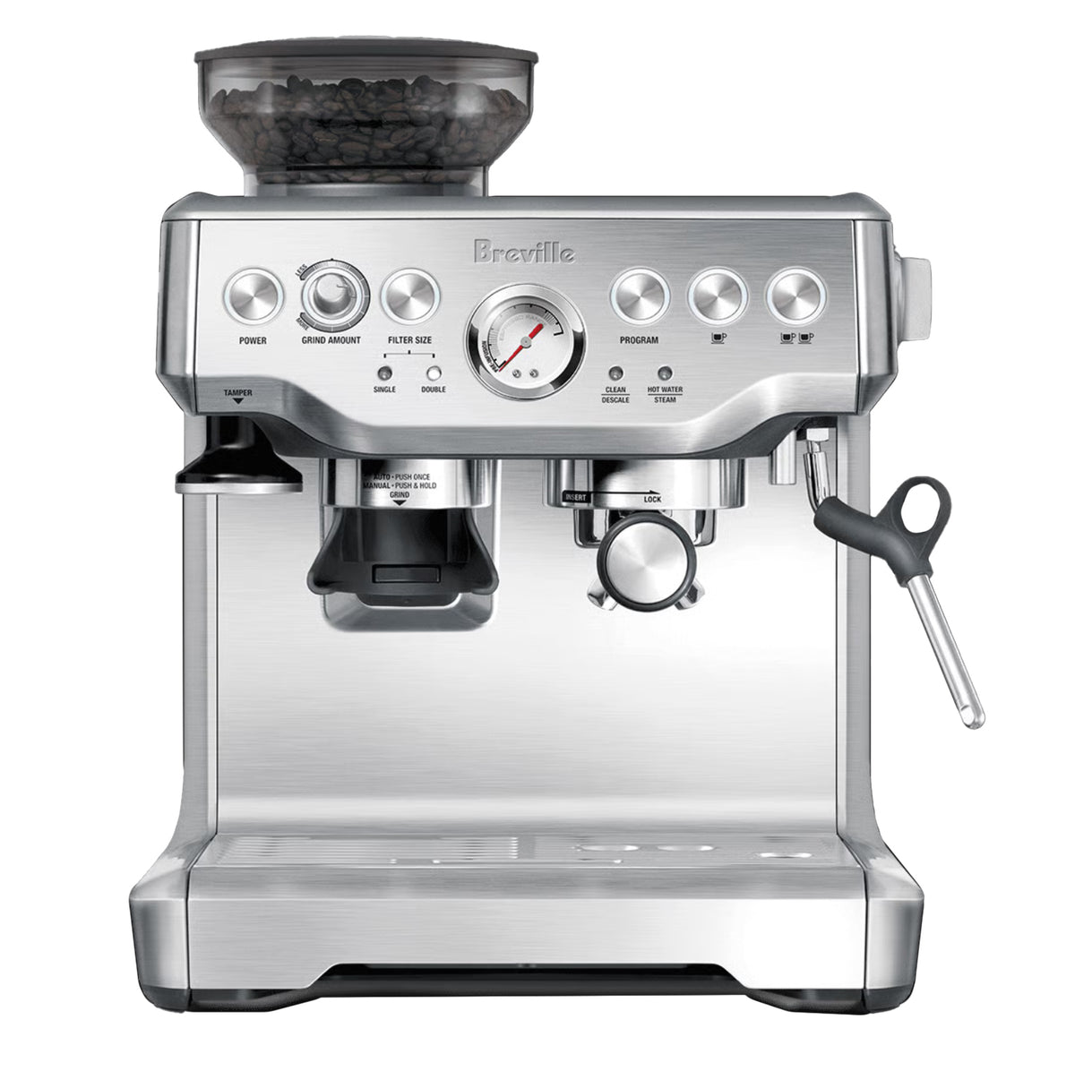 Machine à espresso - Breville Barista Espress, acier inoxydable brossé