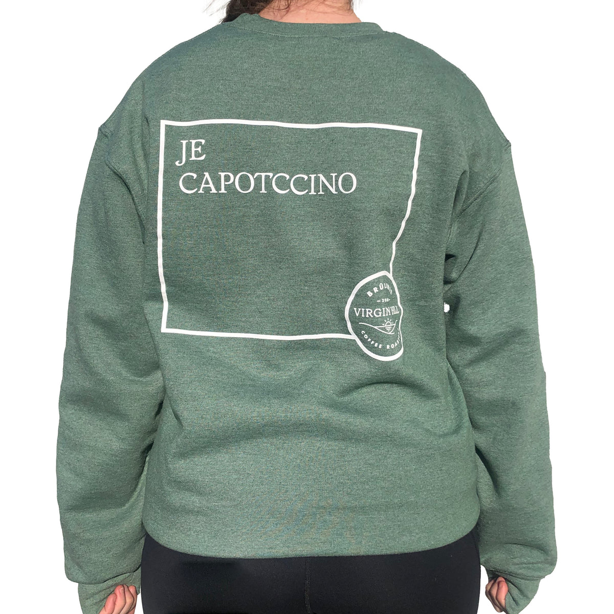 Green "Je Capotccino" VH Crewneck