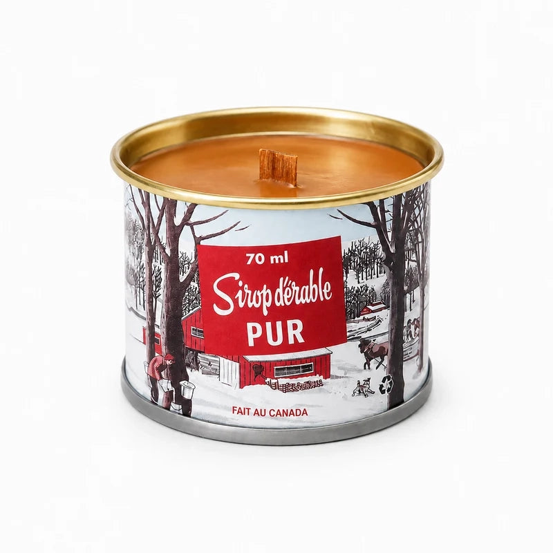 Mini maple candle