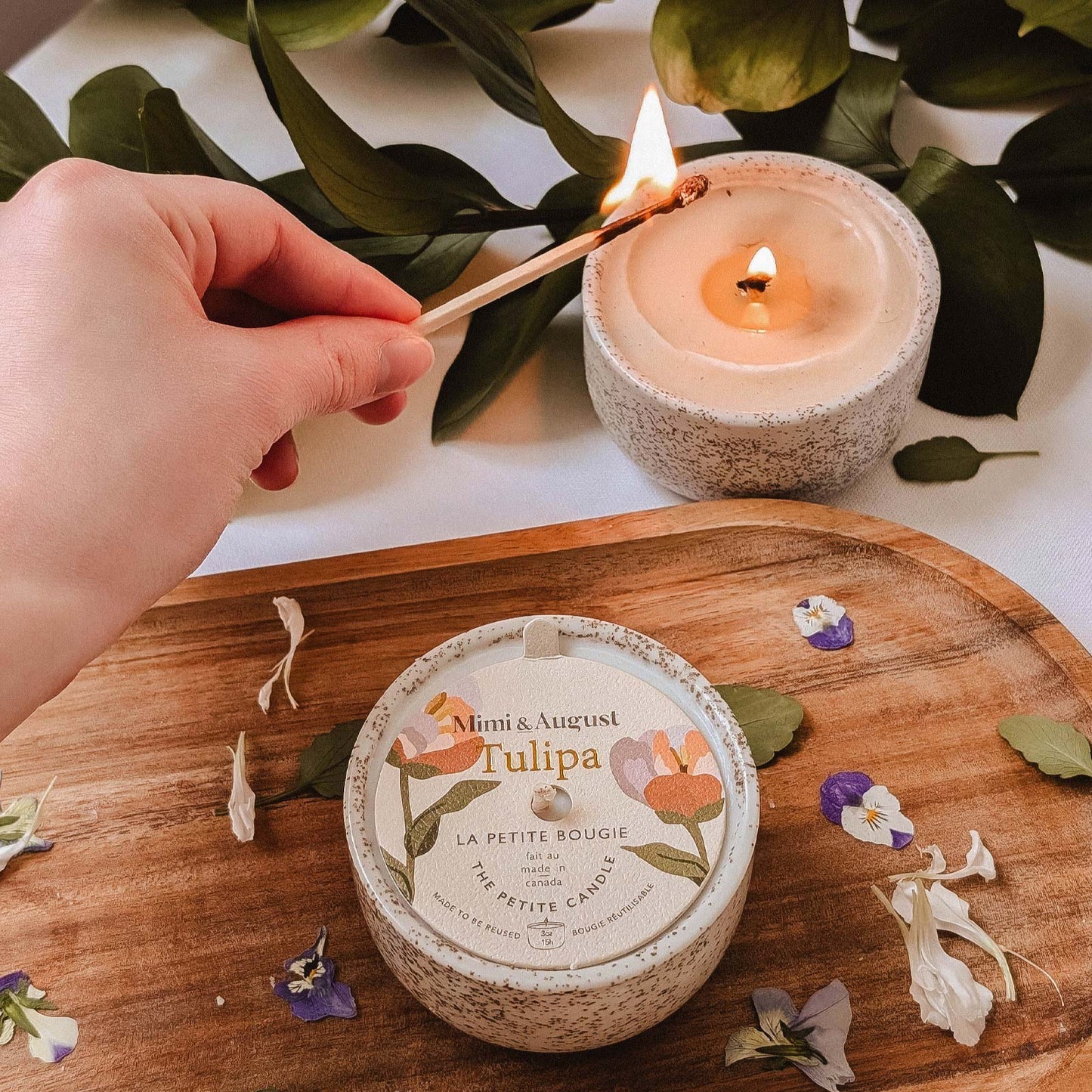 tULIPA 3 OZ CANDLE
