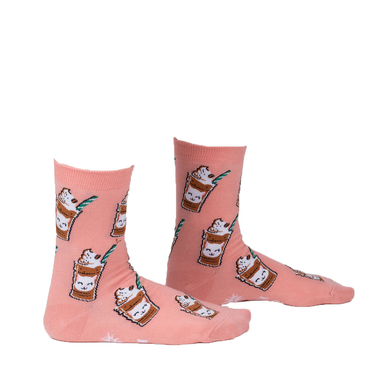 Cat-paccino socks picture