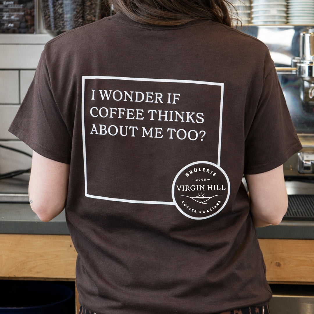 T-shirt brun I Wonder VH