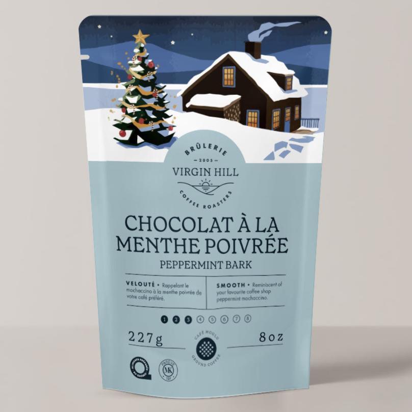 Chocolat à la menthe poivrée