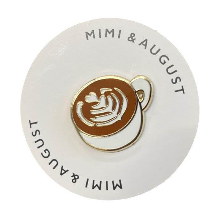 Enamel Pin Latte Art By Mimi & August