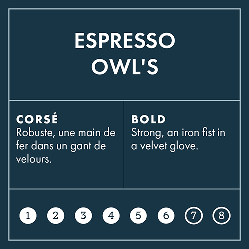Espresso Owls Intensity 6 on 8